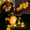3D Fall Pumpkin String Lights - 12.8ft 403D Pumpkin String Lights – 12.8FT 40 LED Battery-Operated Fall Lights with Remote, 8 Modes, Timer & Dimming, Waterproof Autumn Decorations for Indoor/Outdoor Halloween, Harvest & Thanksgivin LED (Tiny Pumpkin)